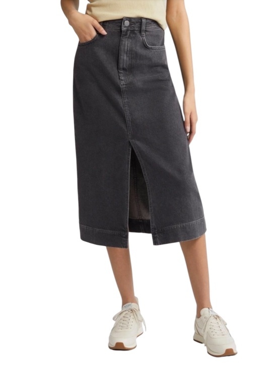 Treasure & Bond Dresses & Skirts - Treasure & Bond cotton midi denim skirt 10 32
